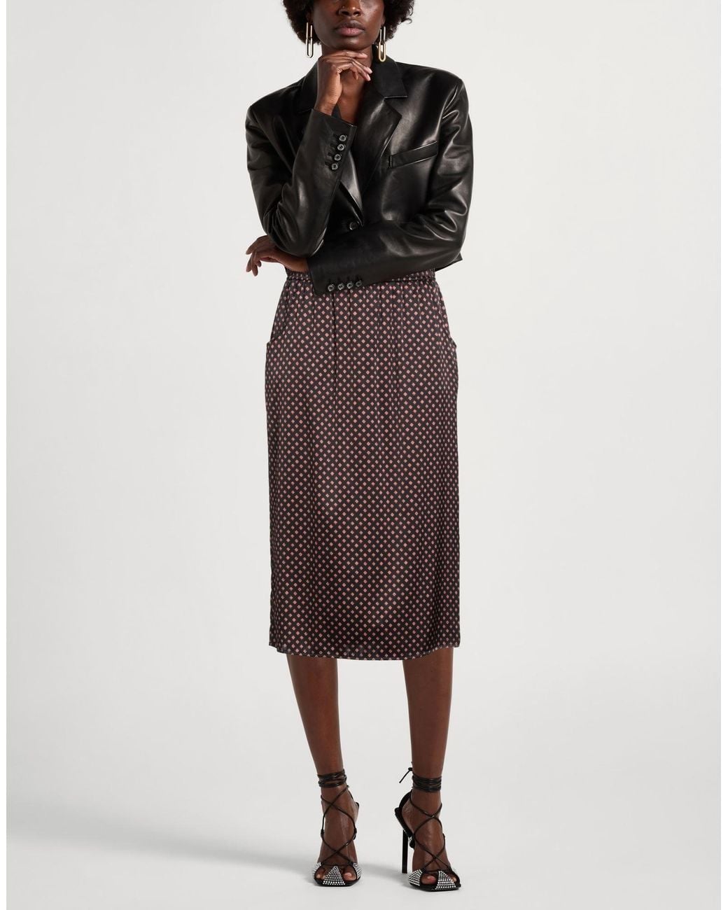 Momoní Purple Midi Skirts