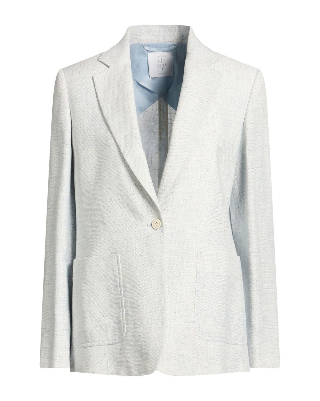 Eleventy White Blazer