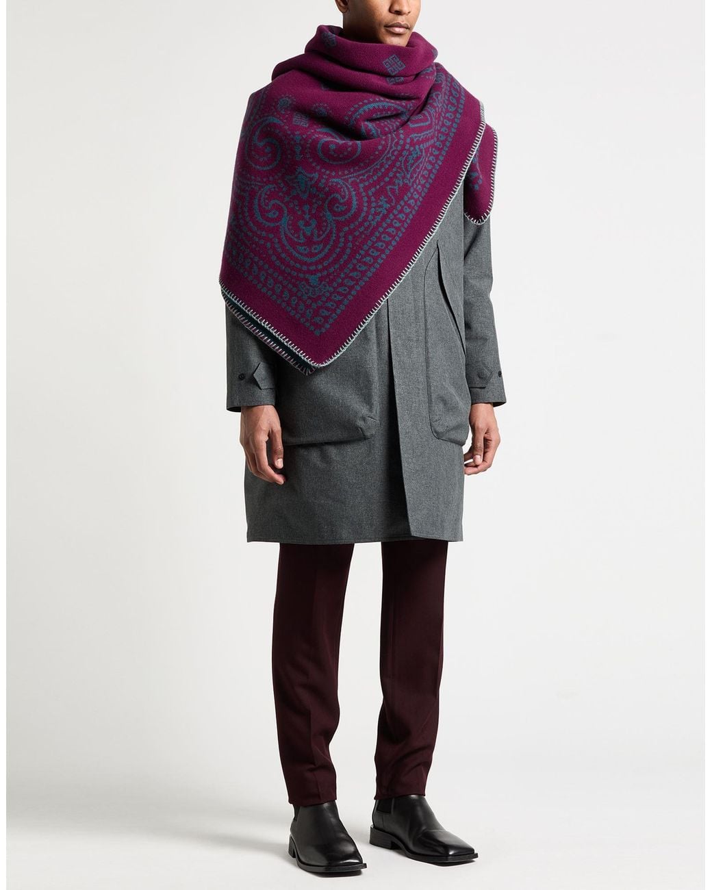 Givenchy Purple Scarves for men