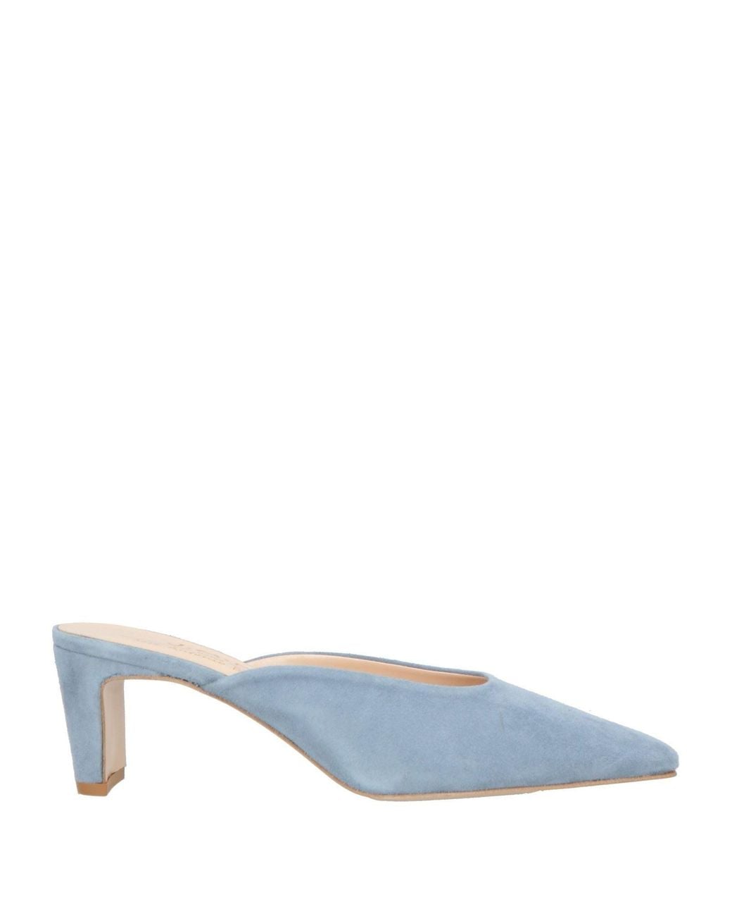 J.A.P. JOSE ANTONIO PEREIRA Blue Mules & Clogs