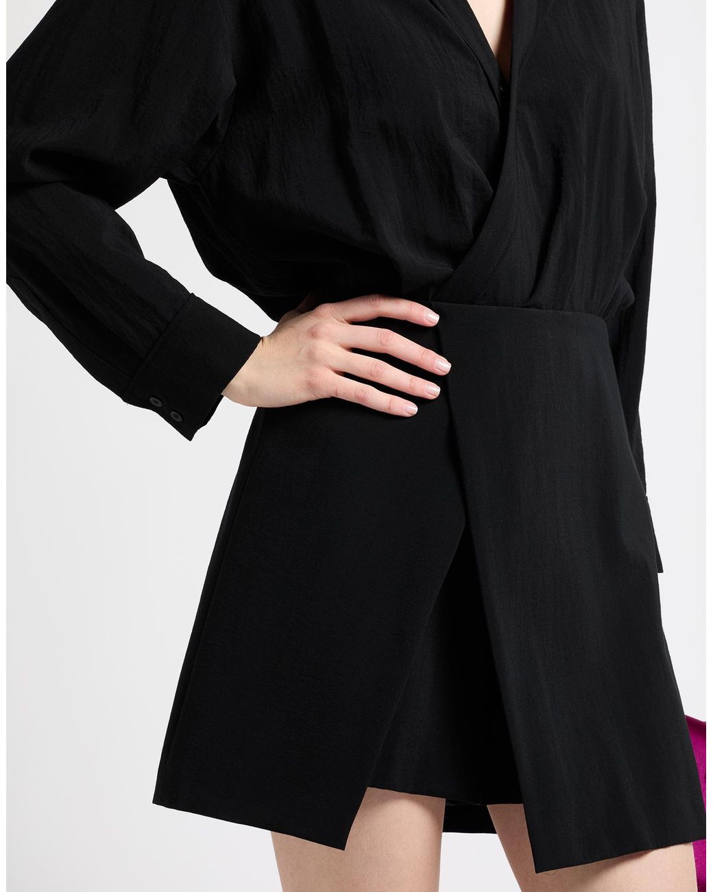 Maje Black Playsuit Viscose, Polyamide