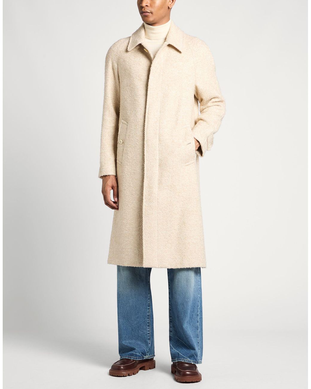 Lardini Natural Coat for men