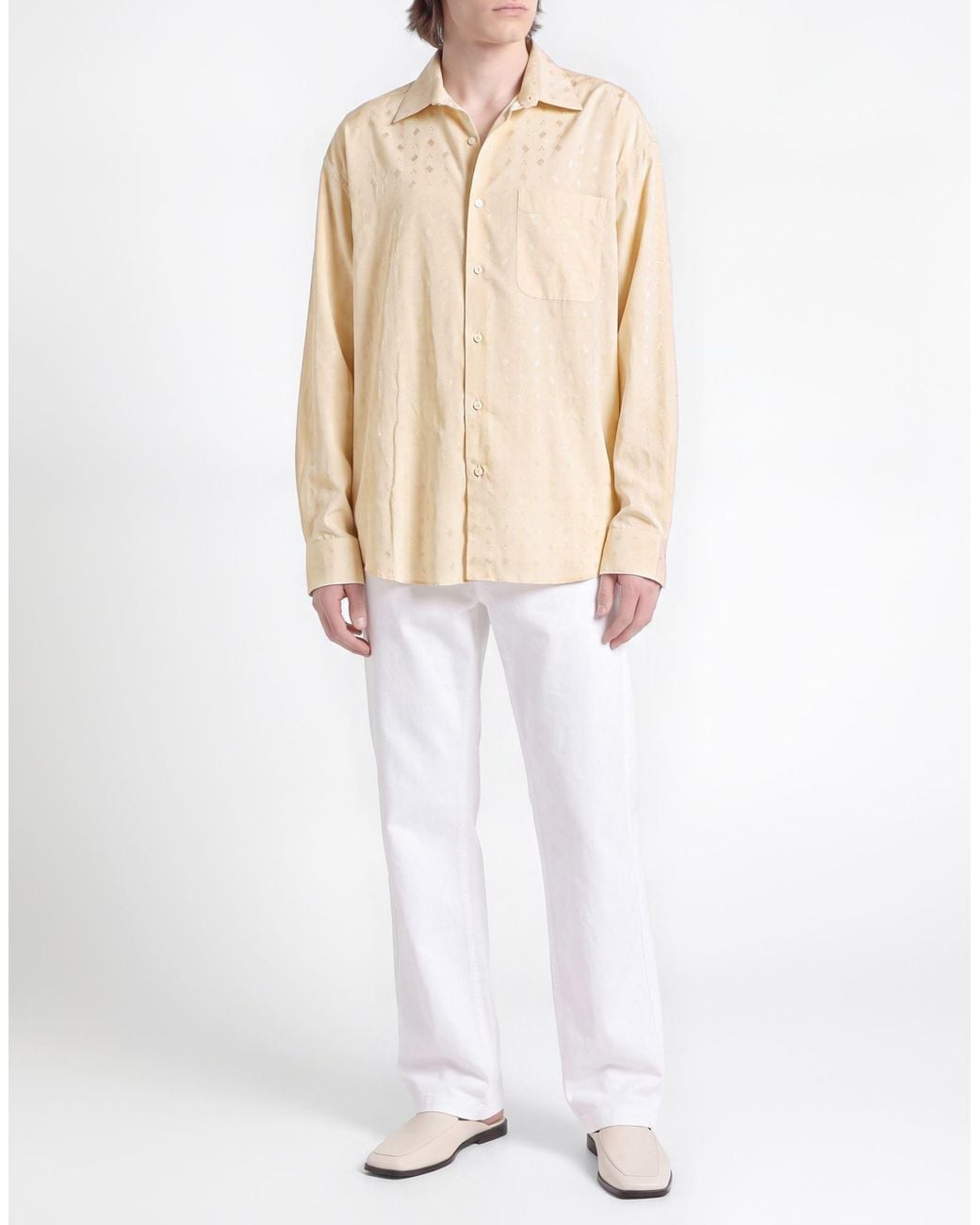 Marni Natural Shirt Viscose, Cotton for men