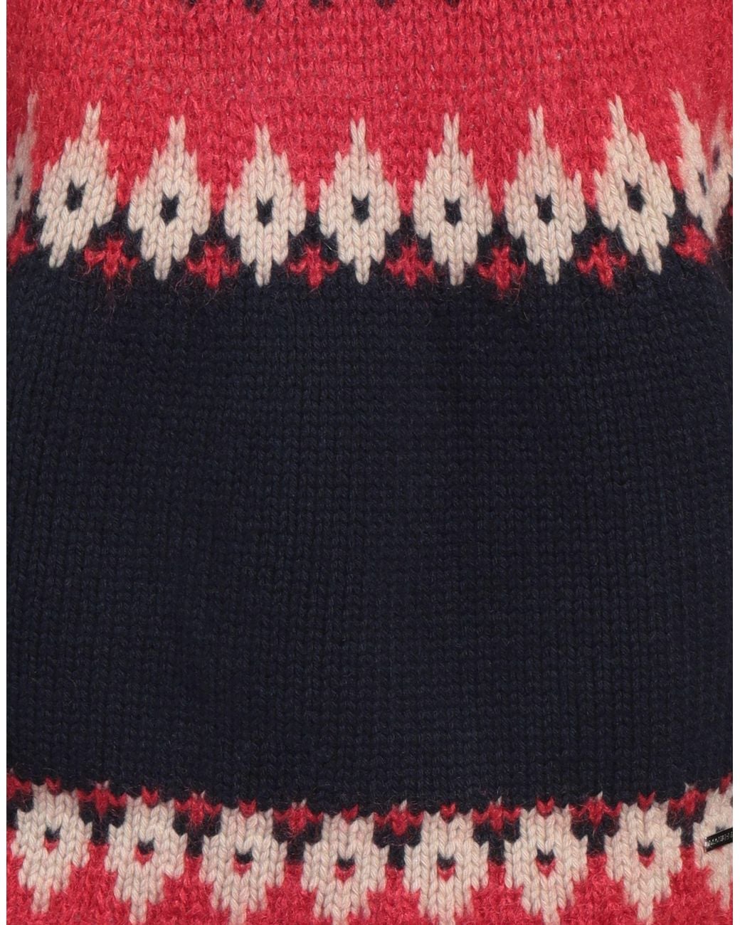DSquared² Red Sweater Virgin Wool, Mohair Wool, Polyamide, Wool