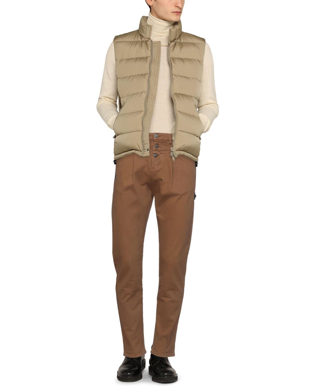 Daniele Alessandrini Brown Trouser for men