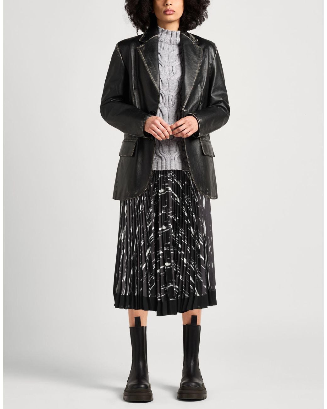 3.1 Phillip Lim Black Midi Skirts