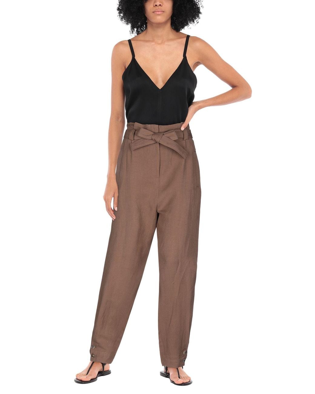 Alberta Ferretti Brown Trouser