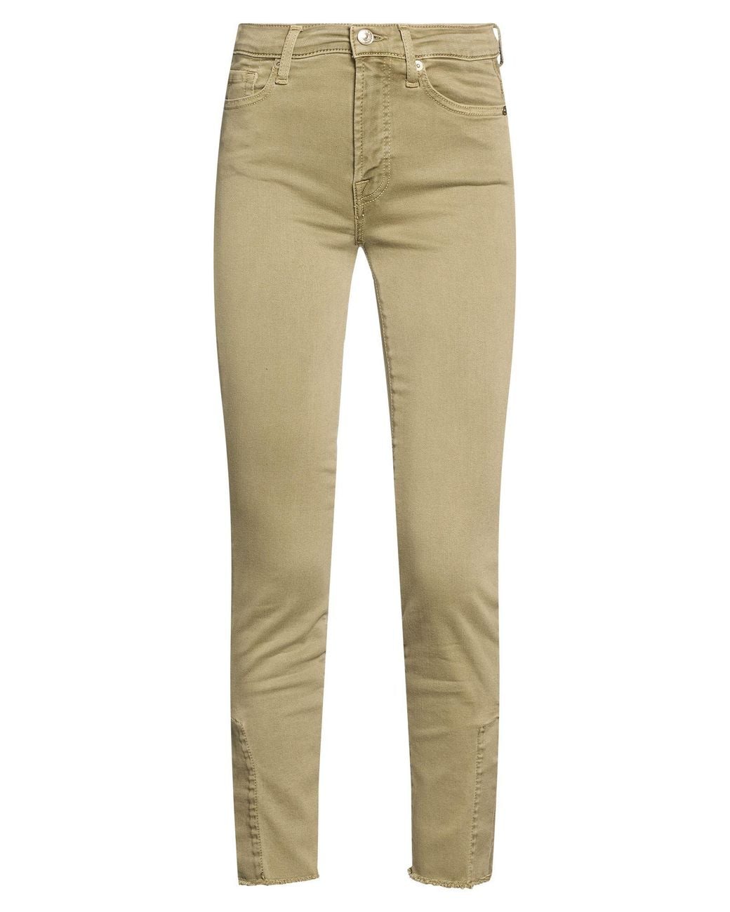 7 For All Mankind Natural Jeans Cotton, Polyester, Elastane