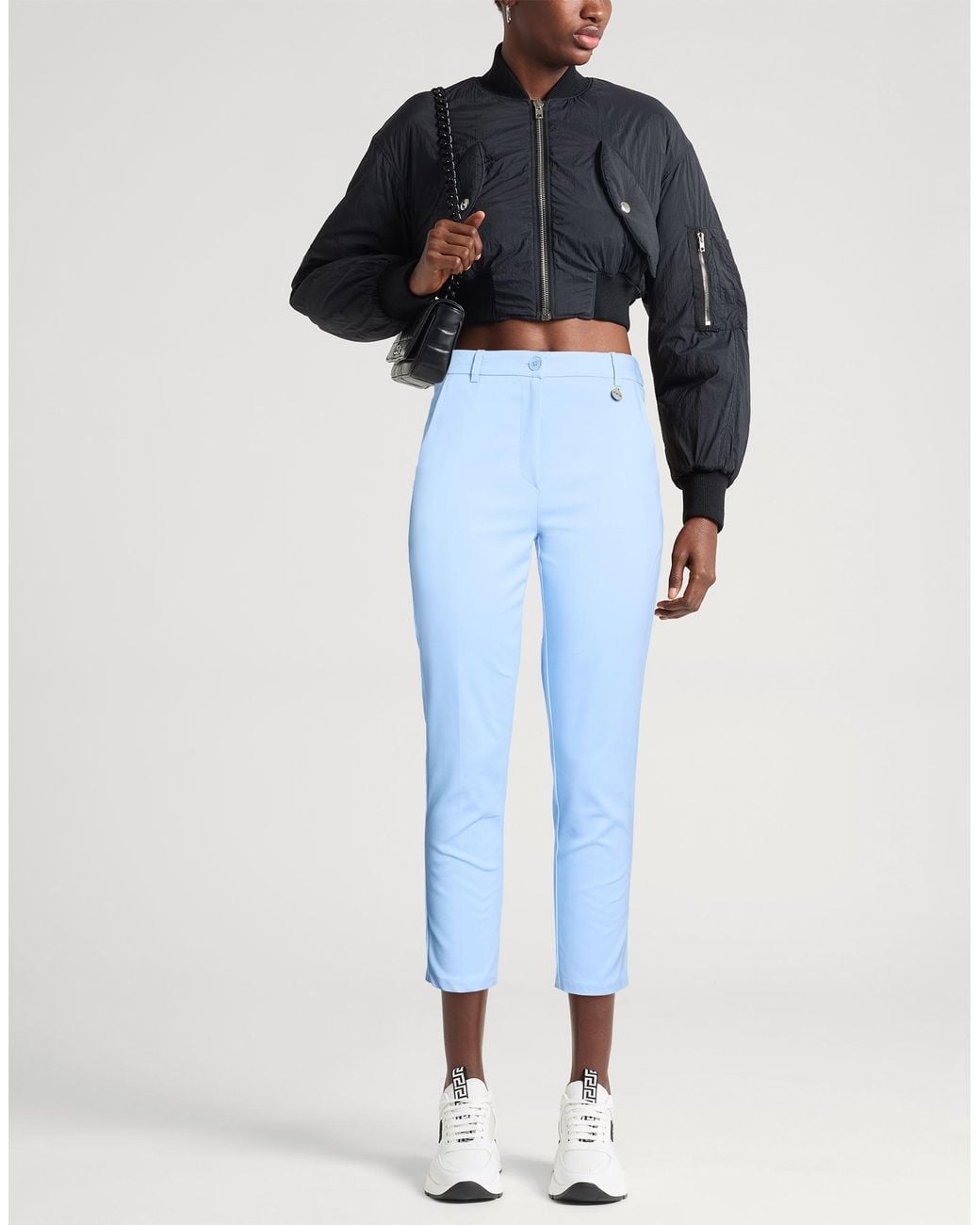 Berna Blue Pants Cotton, Polyamide, Elastane