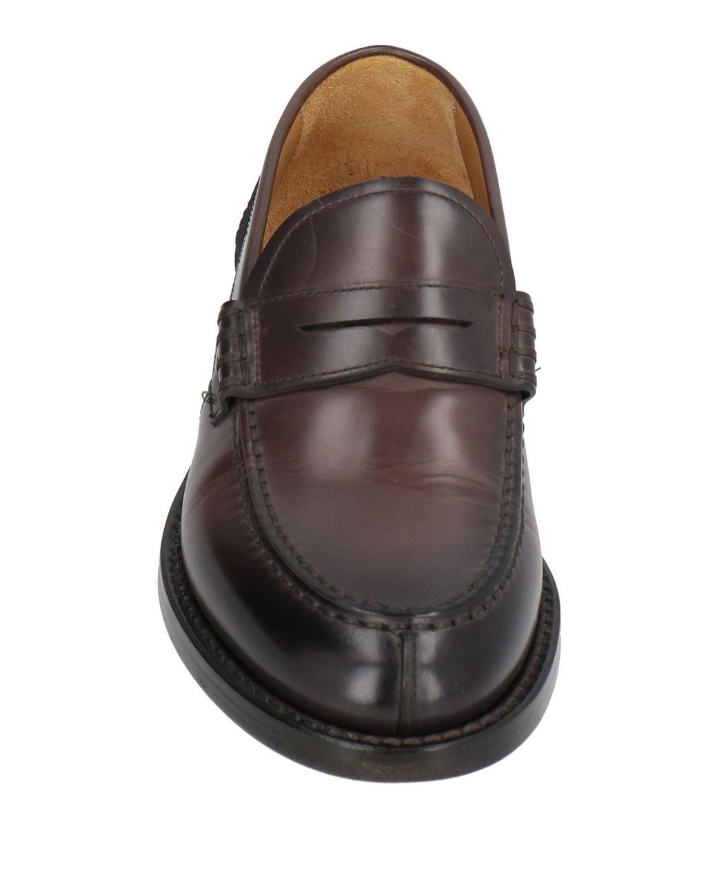 Fabi Gray Chocolate Loafers Leather for men