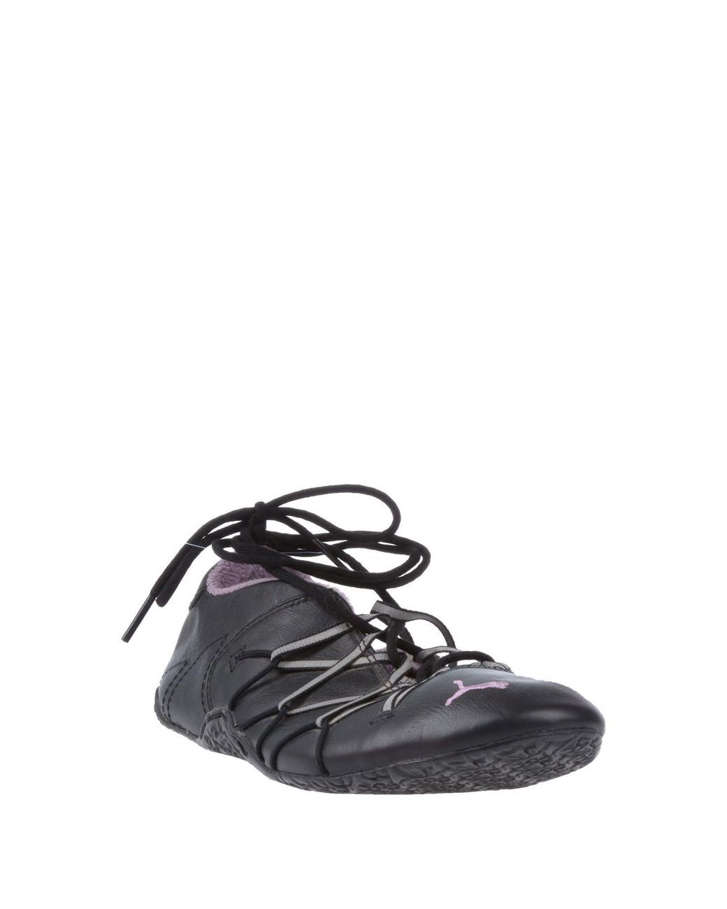 PUMA Ballet Flats in Black Lyst