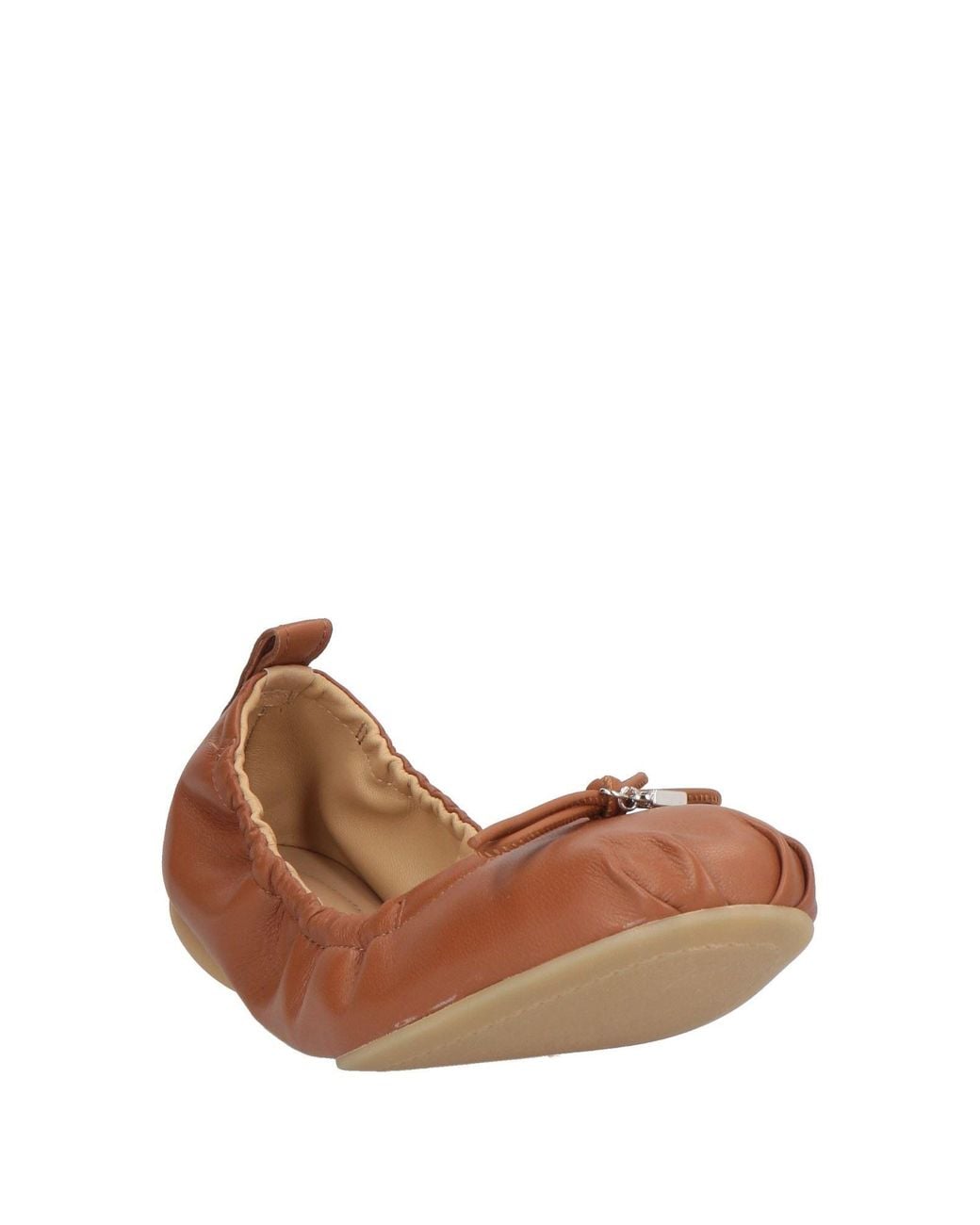 Hogan Brown Ballet Flats