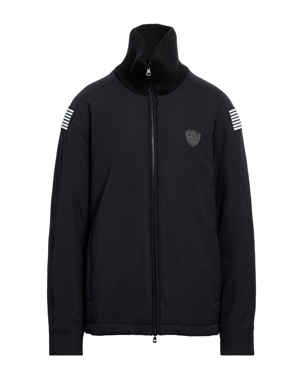 EA7 Black Jackets for men