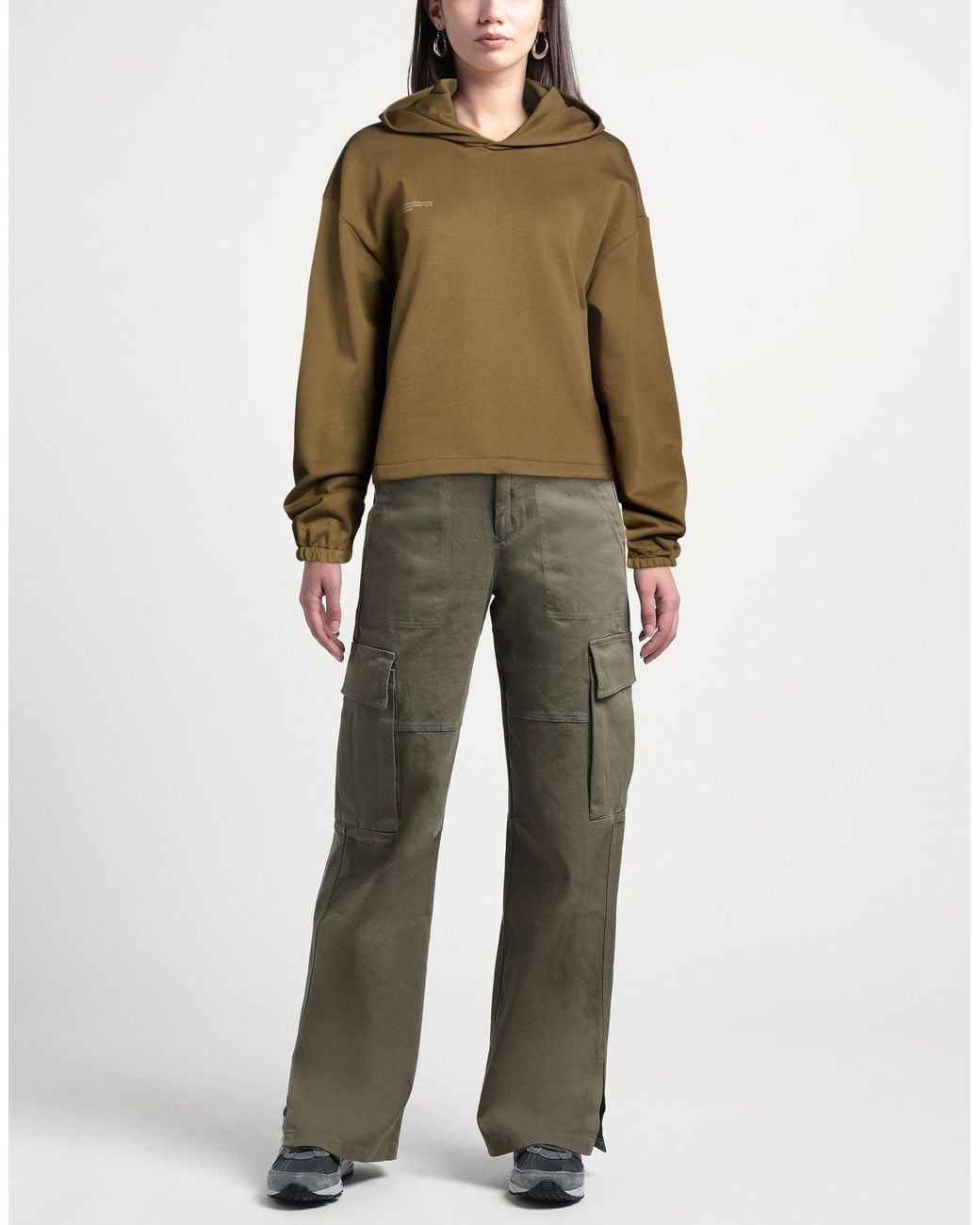 PANGAIA Green Military Sweatshirt Organic Cotton