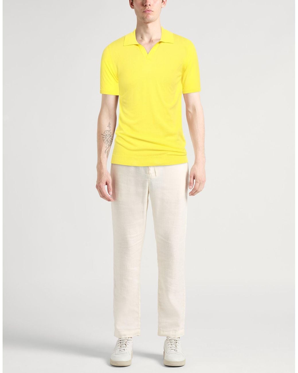 Roberto Collina Yellow Jumper for men