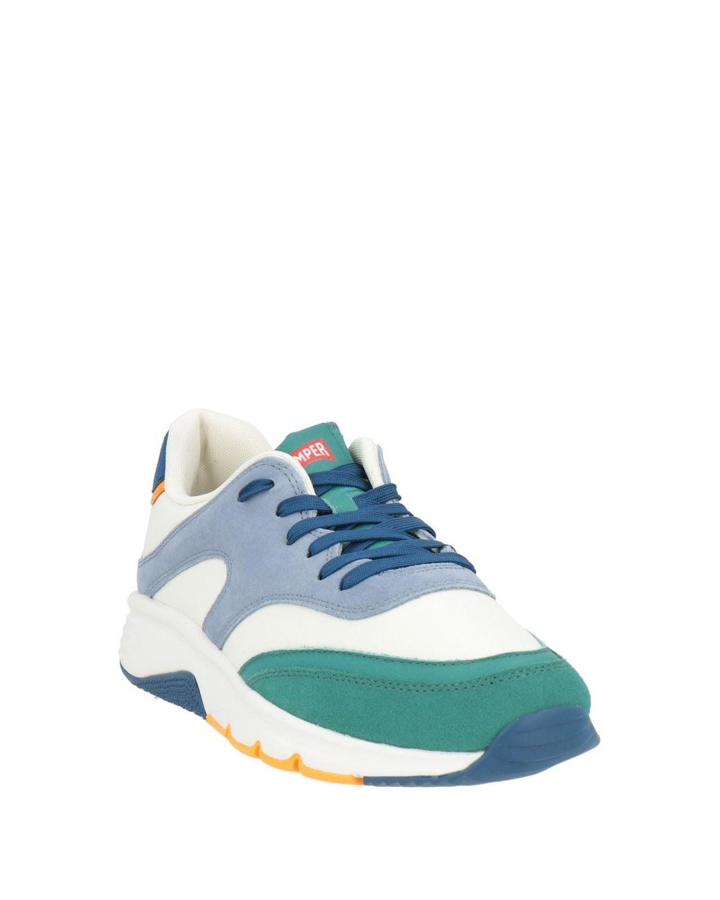 Camper Blue Sneakers Leather, Textile Fibers for men