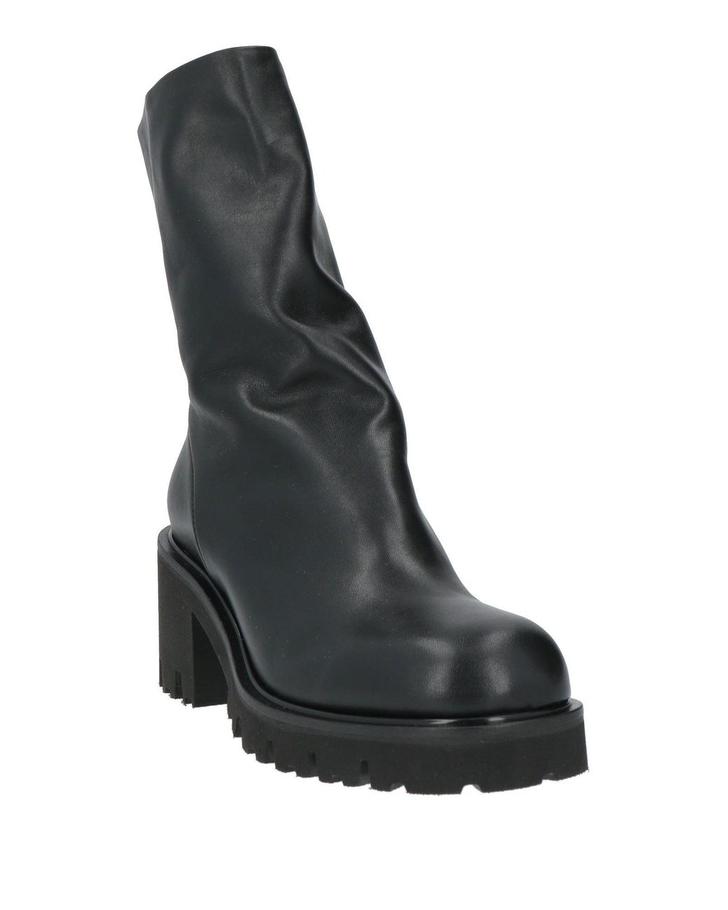 Halmanera Black Ankle Boots Leather