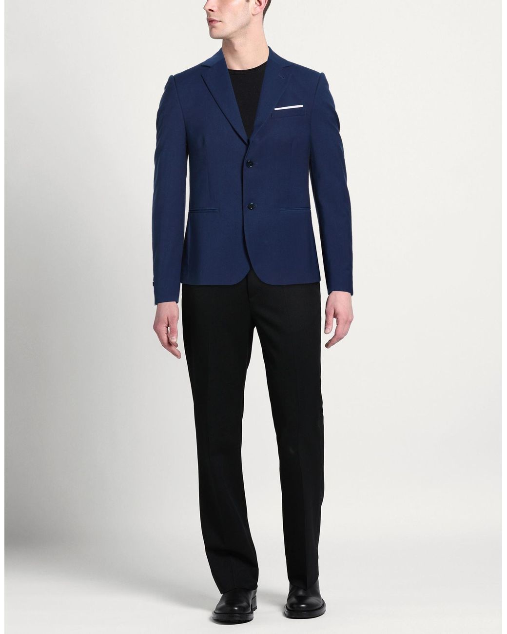 Daniele Alessandrini Blue Blazer for men