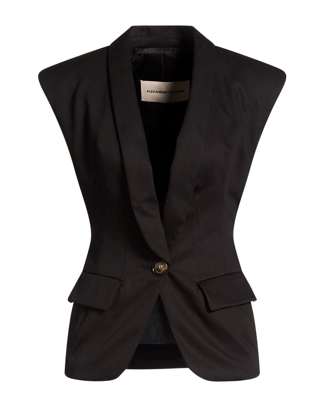 Alexandre Vauthier Black Blazer Cotton