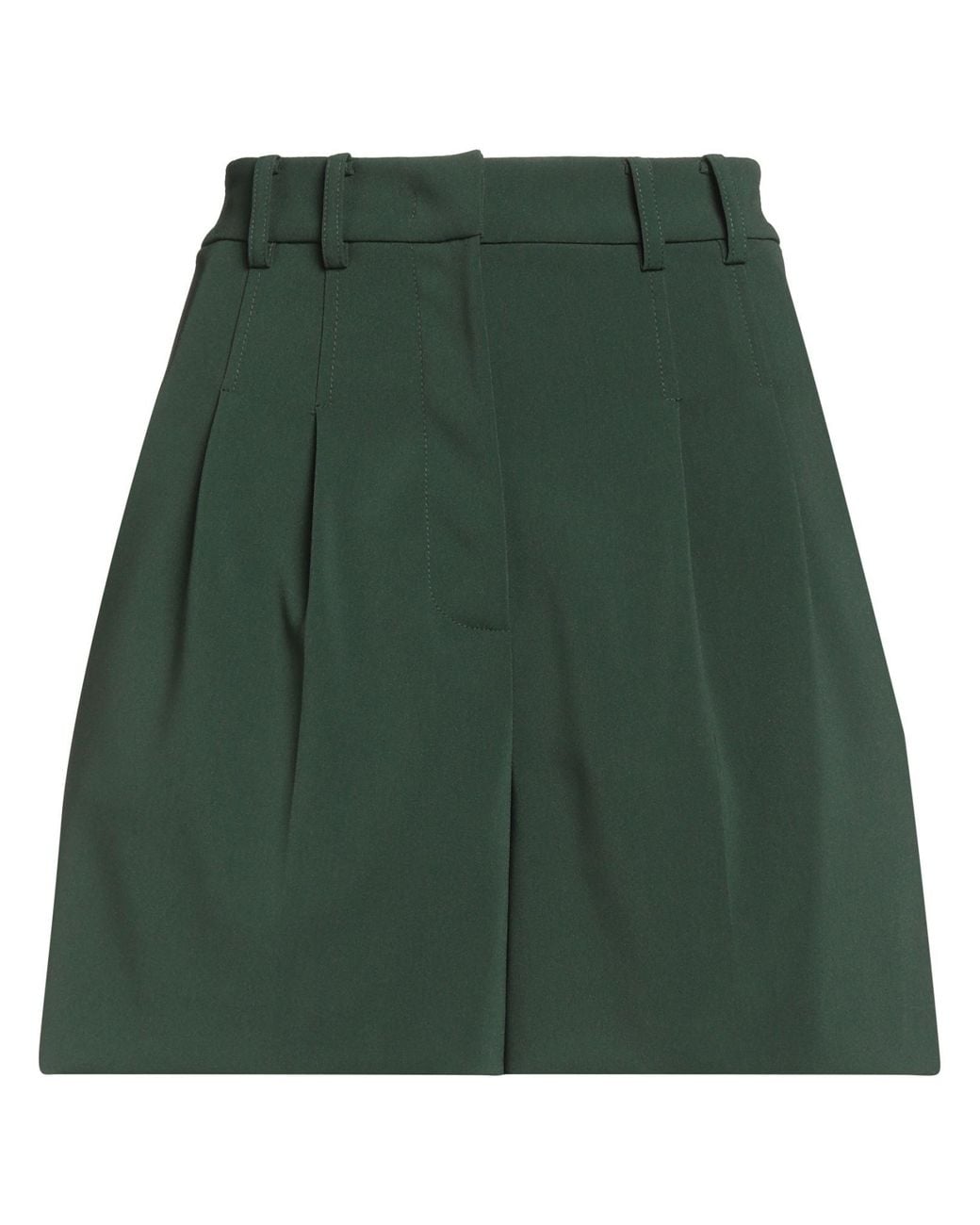 Patrizia Pepe Yellow Shorts & Bermuda Shorts Polyester, Elastane