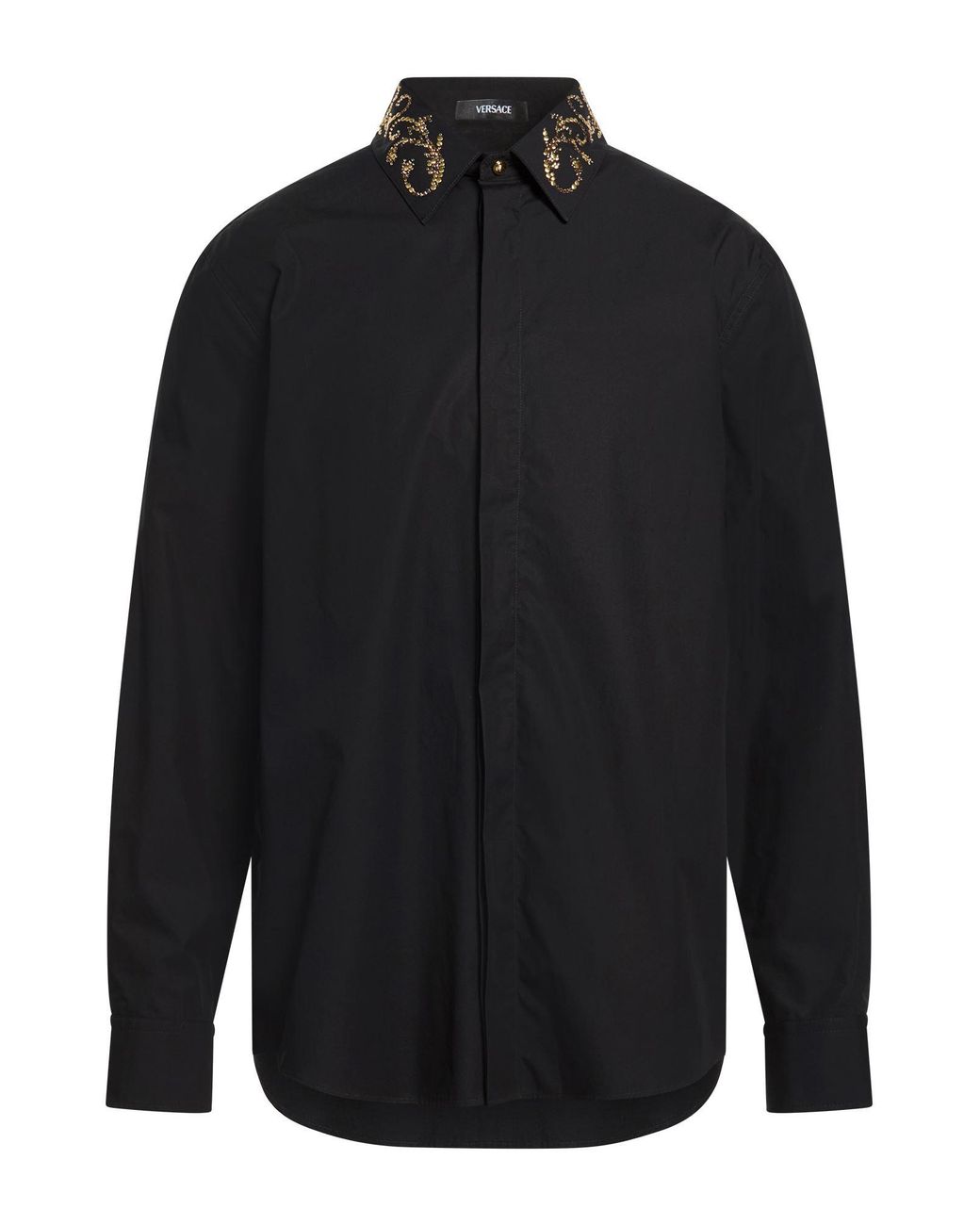 Versace Blue Shirt Cotton for men