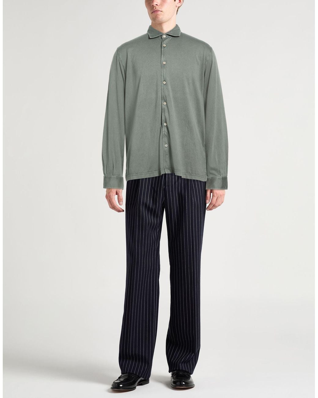 Camisa Fedeli de hombre de color Green