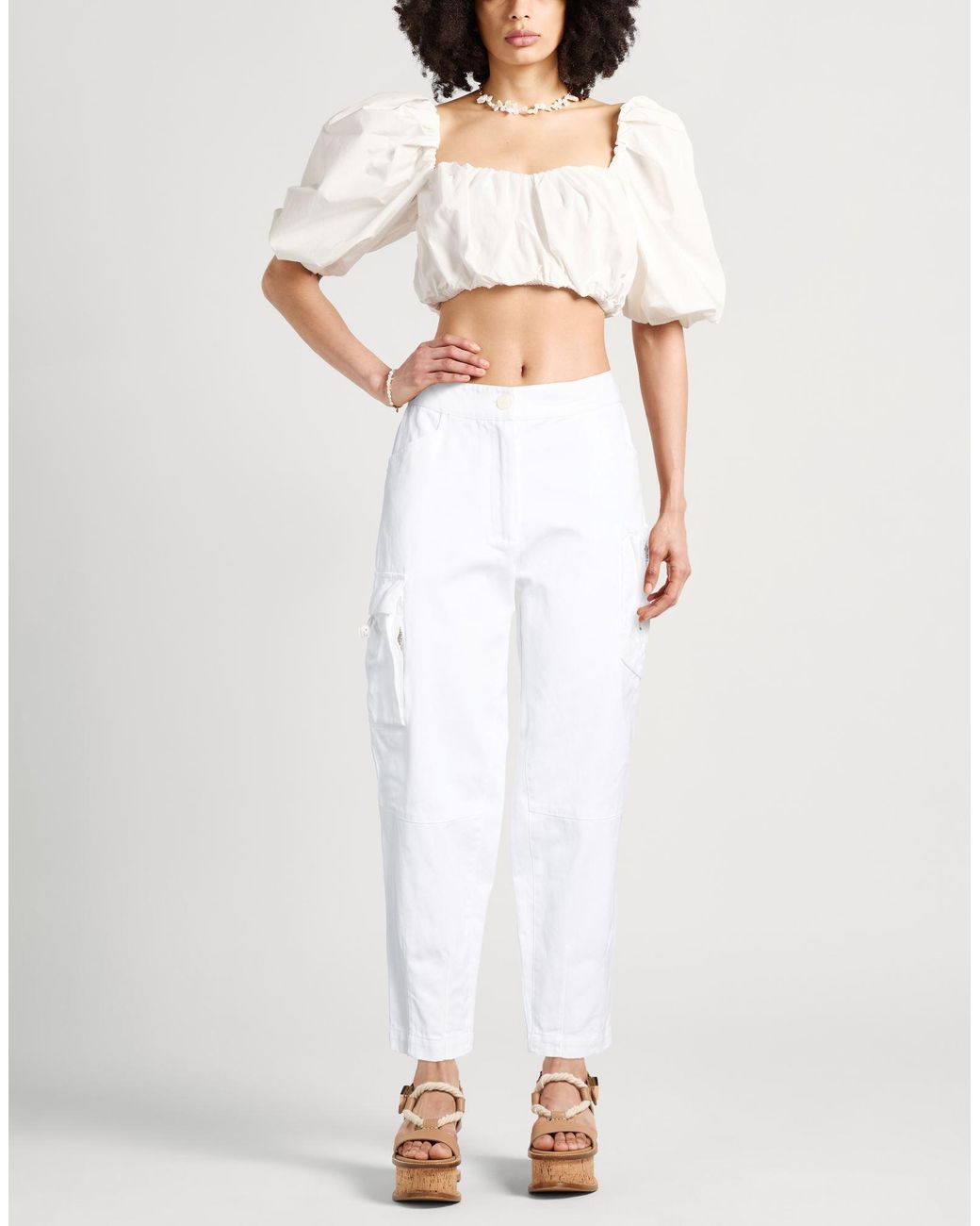 Grifoni White Trouser