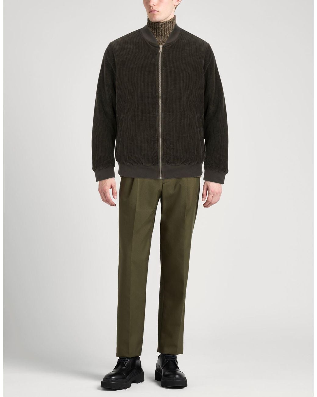 Crossley Black Jacket Cotton for men