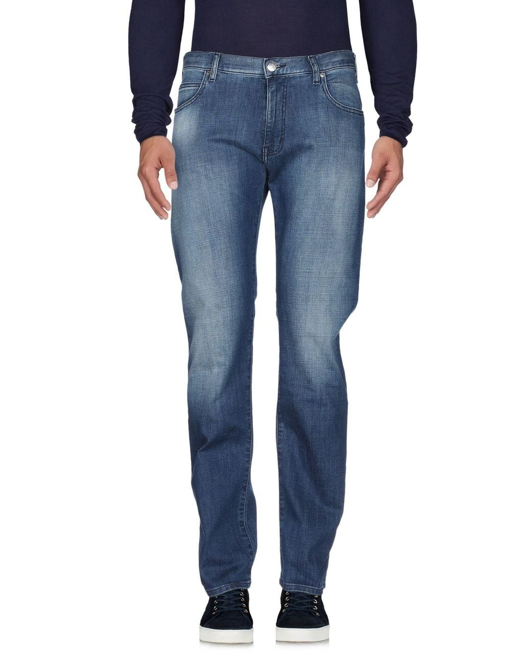 Armani Jeans Blue Jeans Cotton, Elastane for men