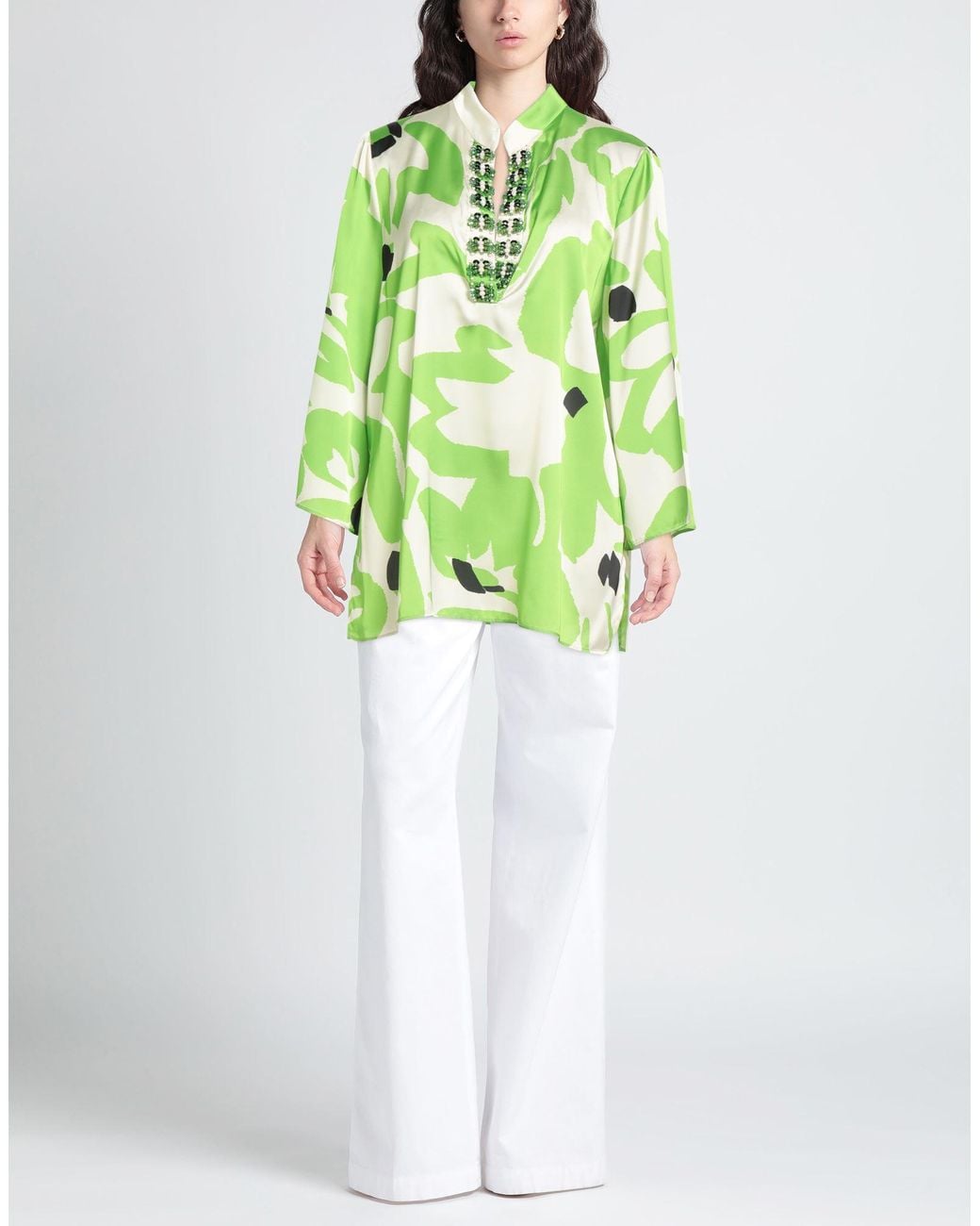 Camilla Green Top Polyester