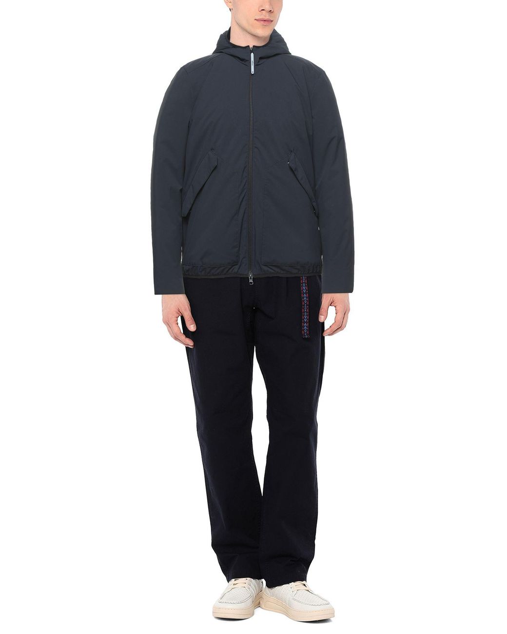 ADHOCONCEPT Blue Jacket for men