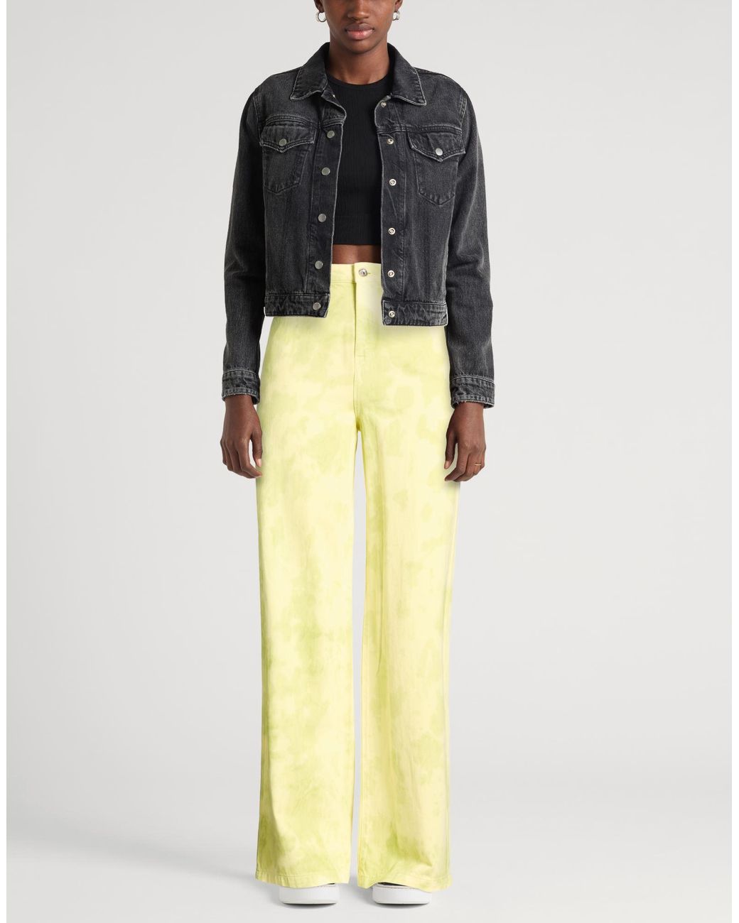 Patrizia Pepe Yellow Jeanshose