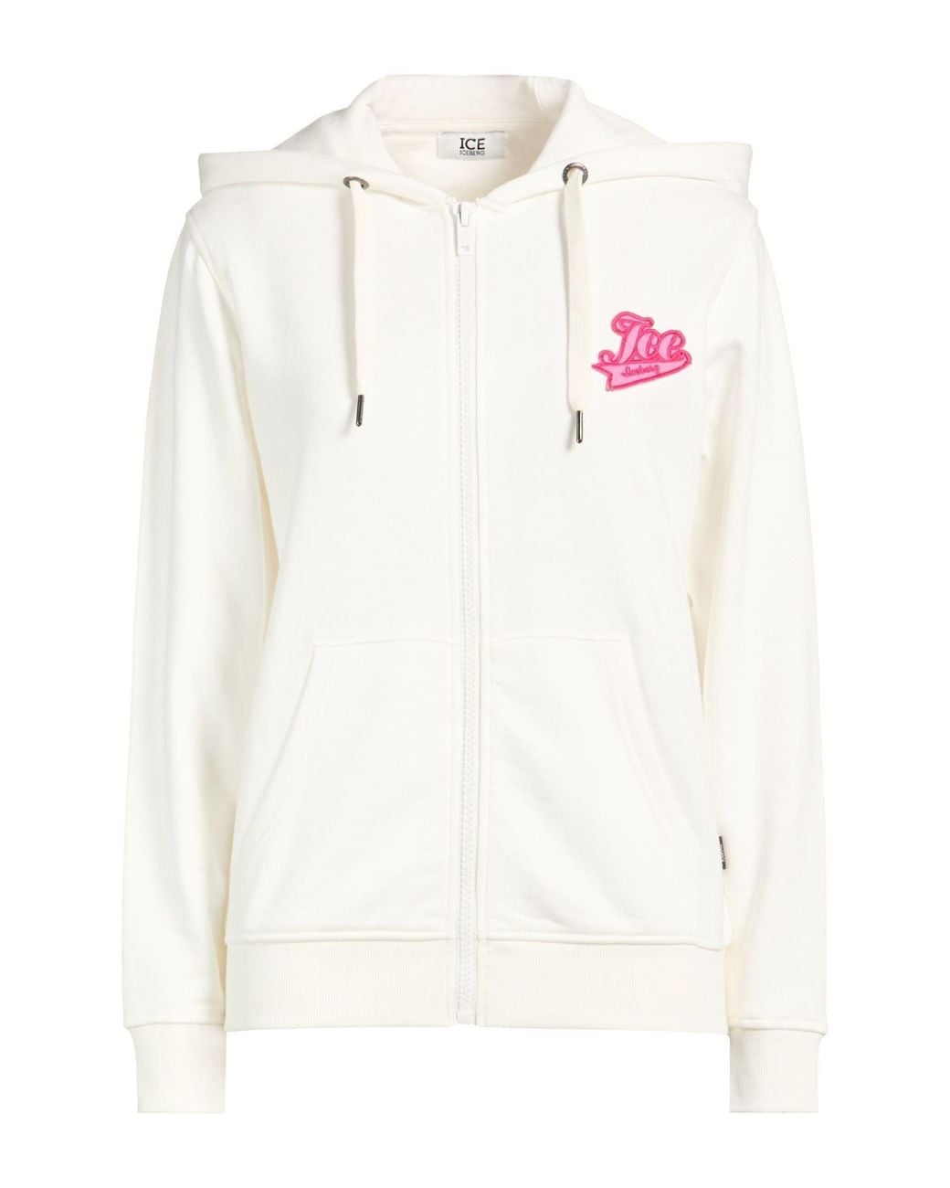 Ice Iceberg White Sweatshirt Cotton