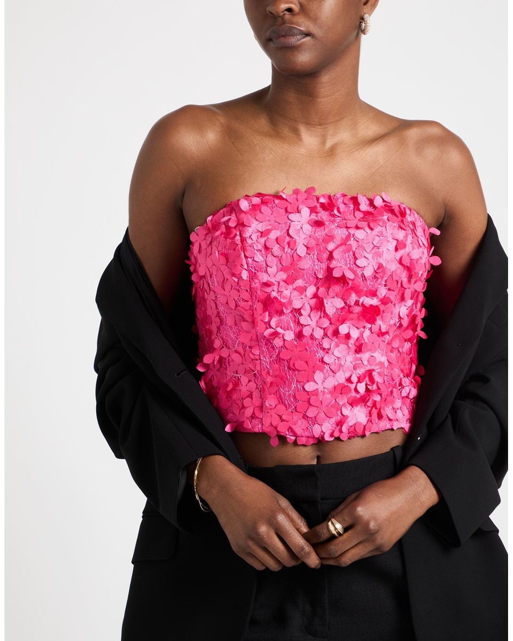 Camilla Pink Top Polyester, Elastane