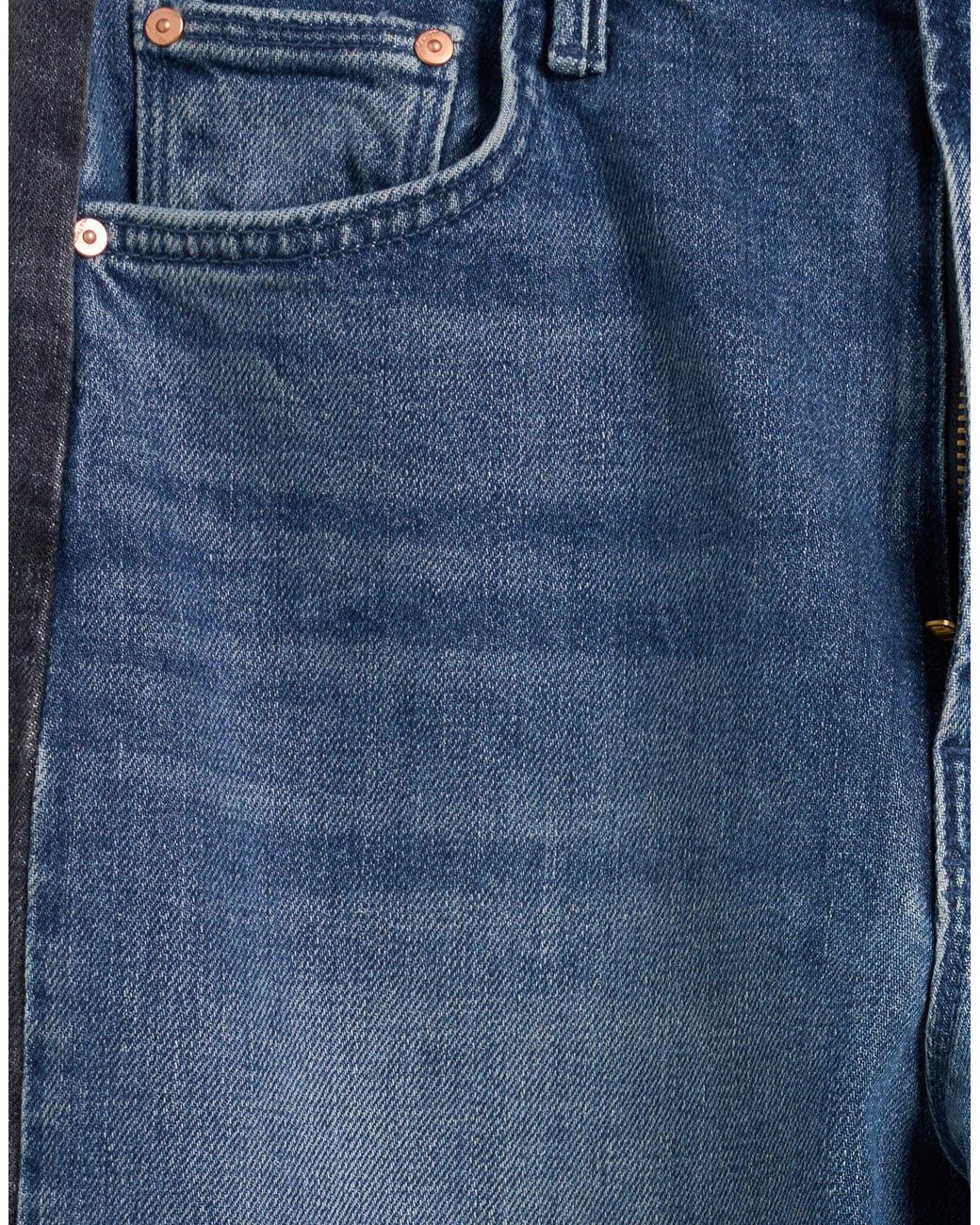 Mother Blue Jeans Cotton, Elastane