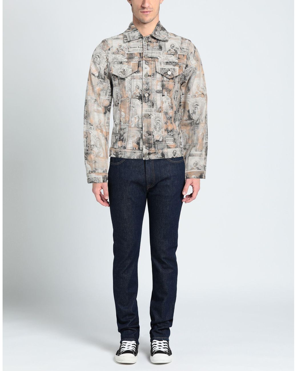 Aries Gray Denim Outerwear for men