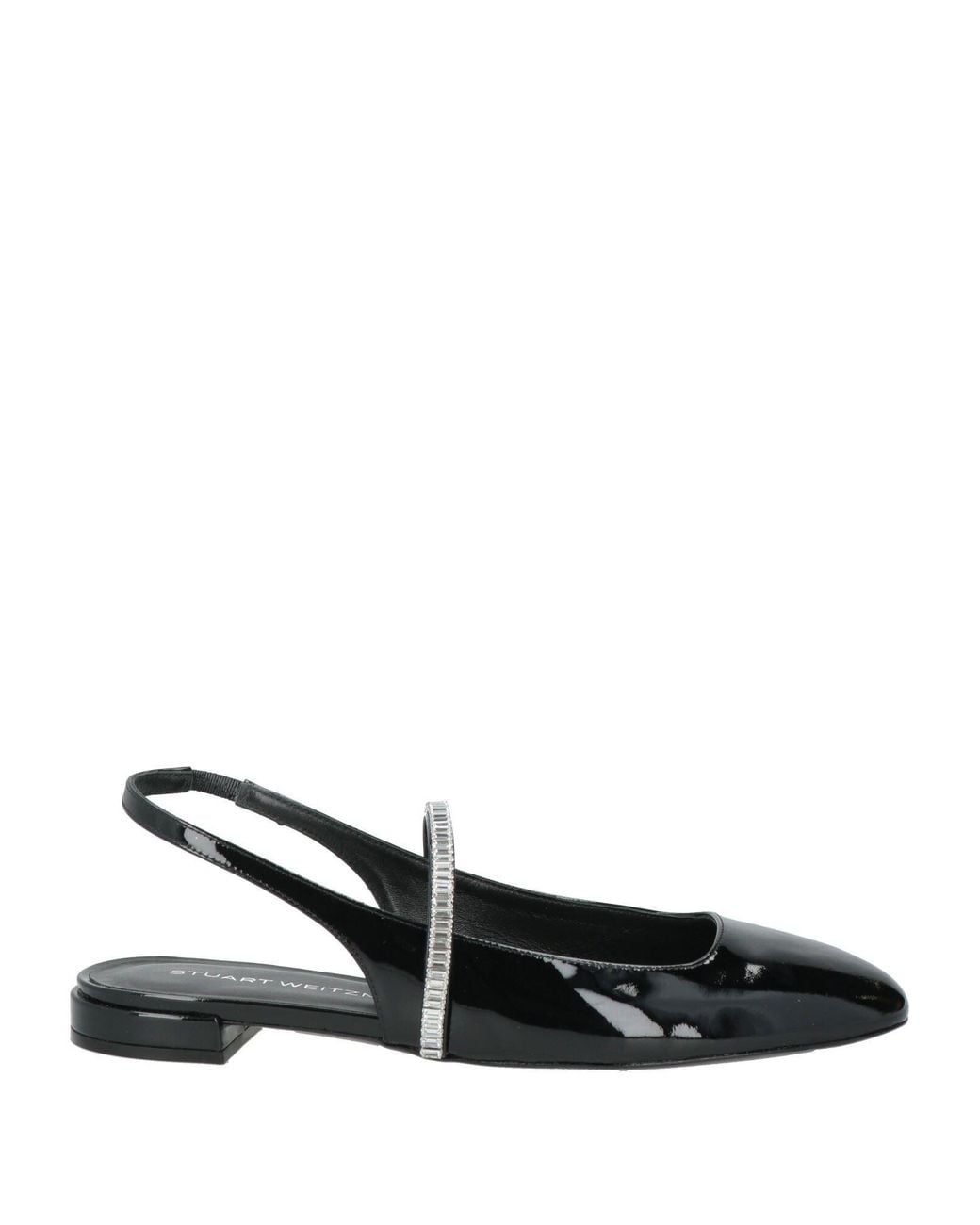 Stuart Weitzman Black Ballet Flats Leather
