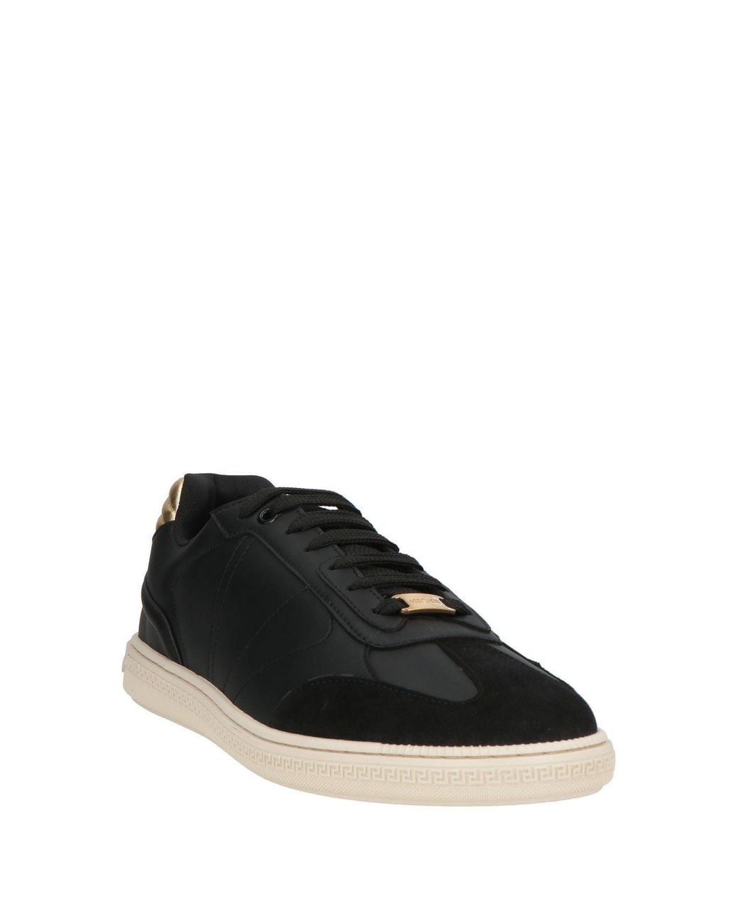 Versace Black Sneakers Leather for men