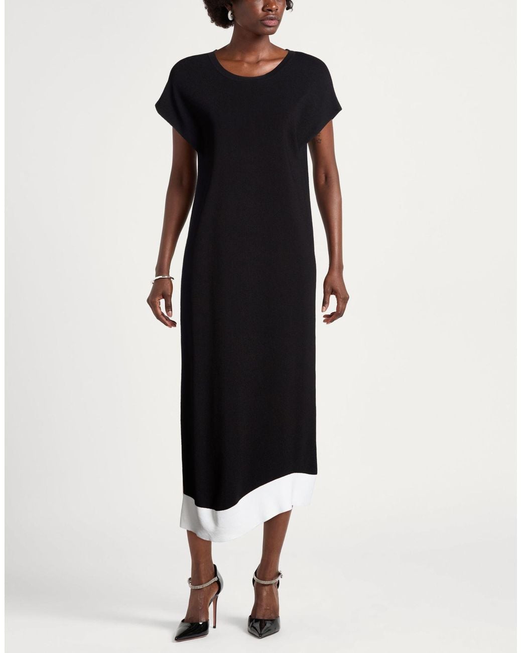 Alpha Studio Black Midi Dresses