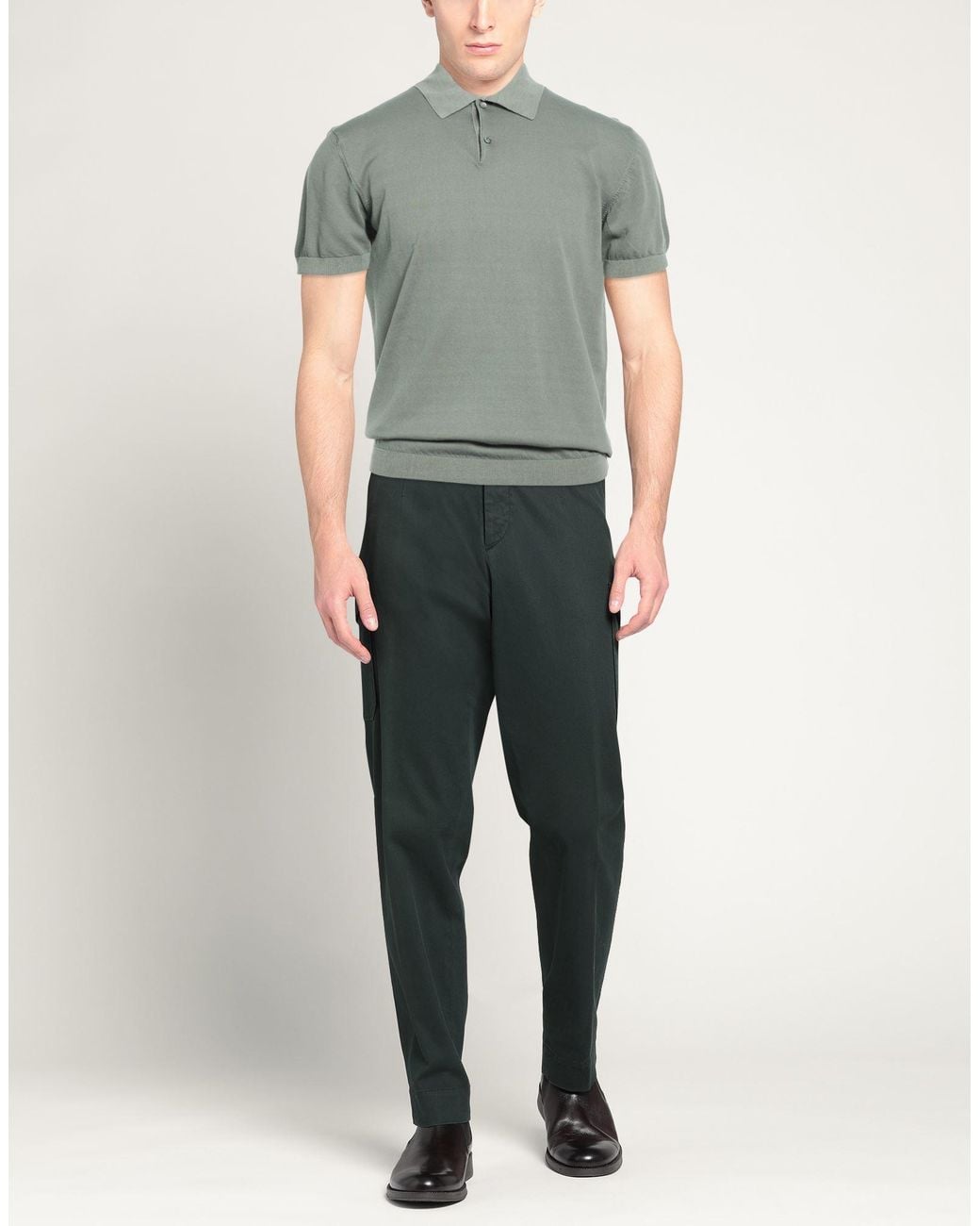Aragona Green Polo Shirt for men