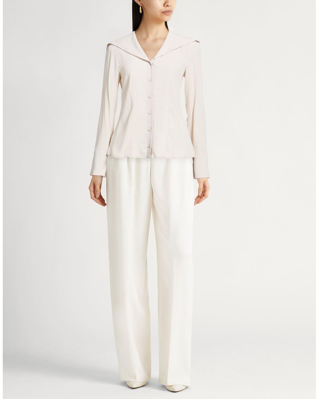 Erika Cavallini Semi Couture Natural Shirt
