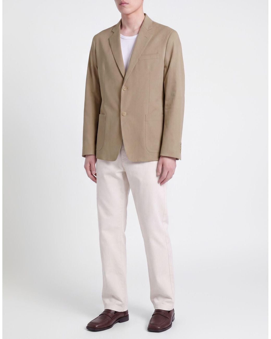 Havana & Co. Natural Blazer Cotton, Polyamide, Elastane for men