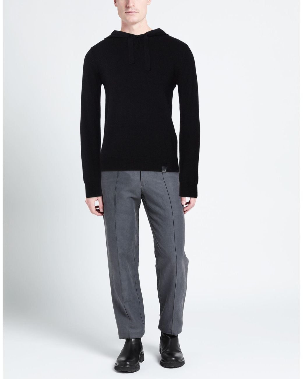ARMANI EXCHANGE Black Sweater for men