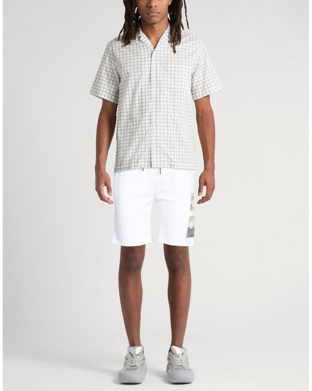 Iceberg White Shorts & Bermuda Shorts for men