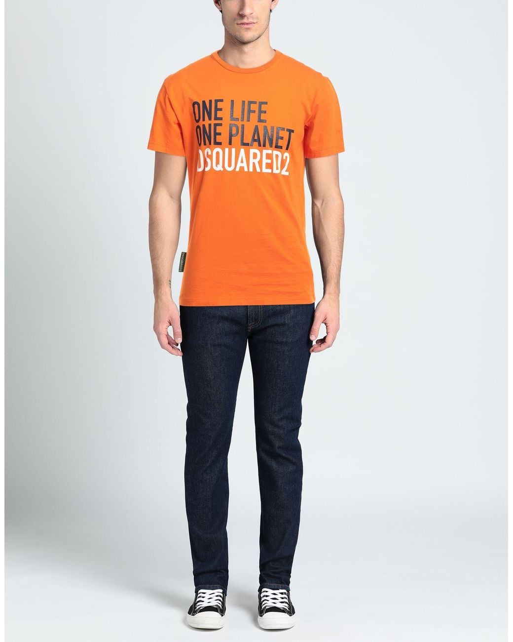 DSquared² Orange T-shirt for men