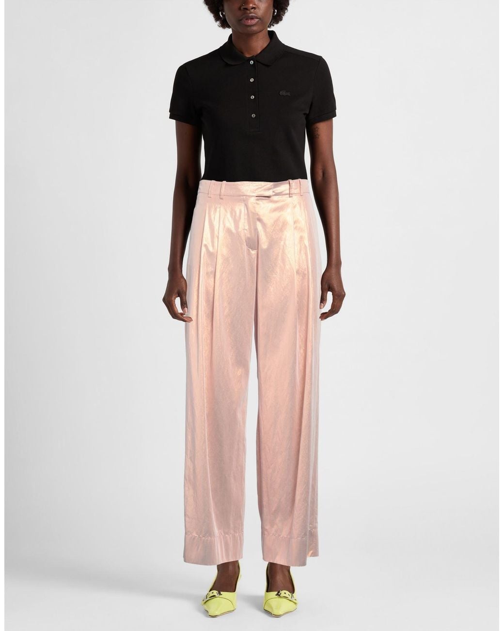 Alysi Pink Pants Viscose, Polyester