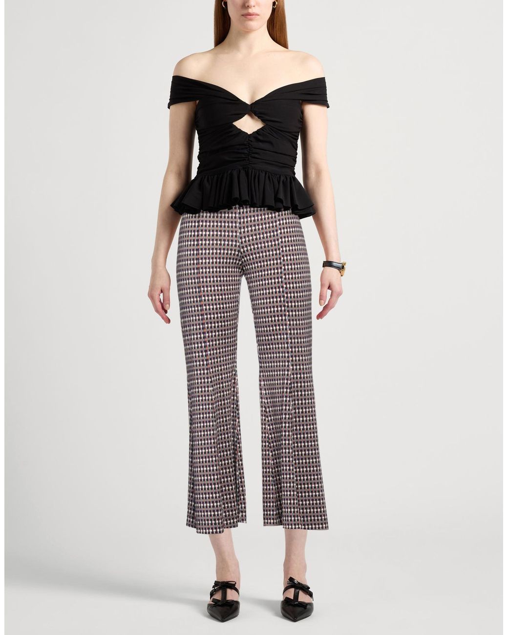 Siyu Gray Leggings Viscose, Elastane