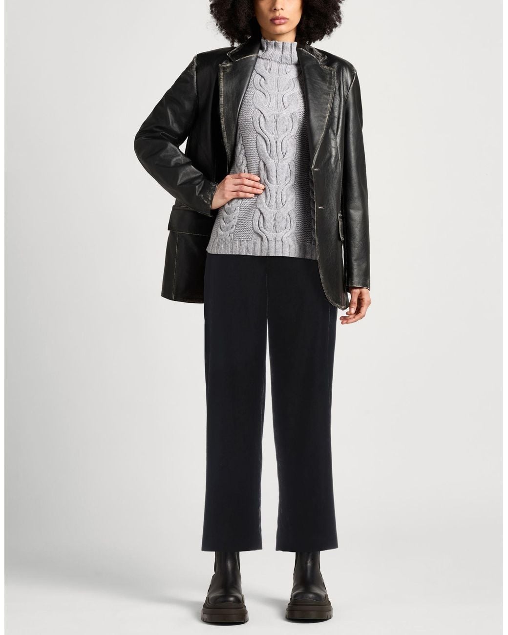 Theory Black Pants Polyester, Elastane