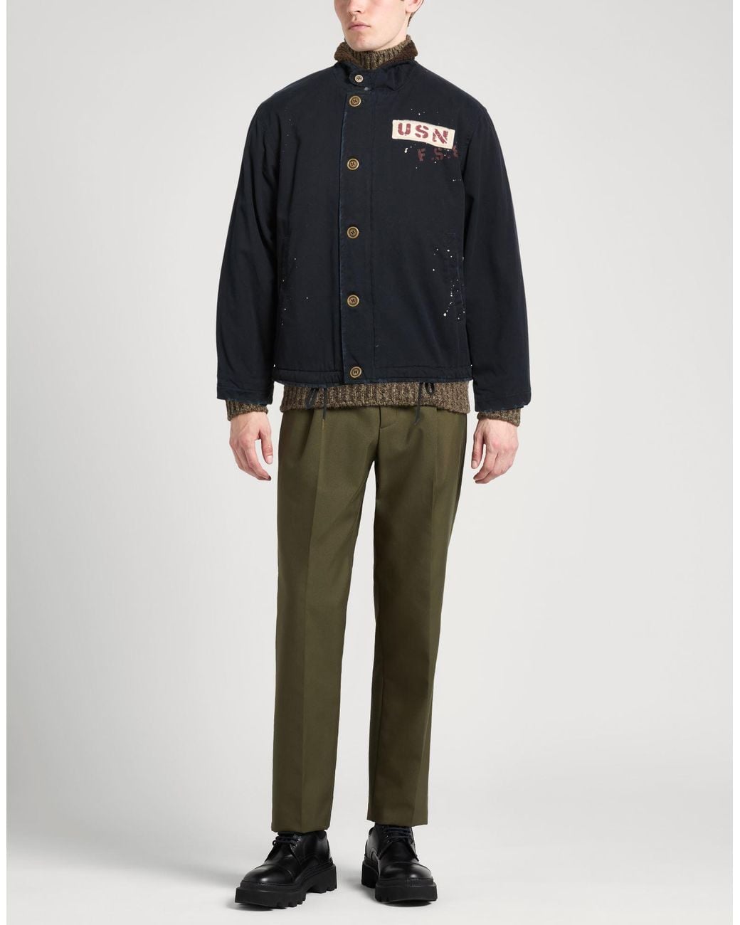 FRONT STREET 8 Black Jacket for men