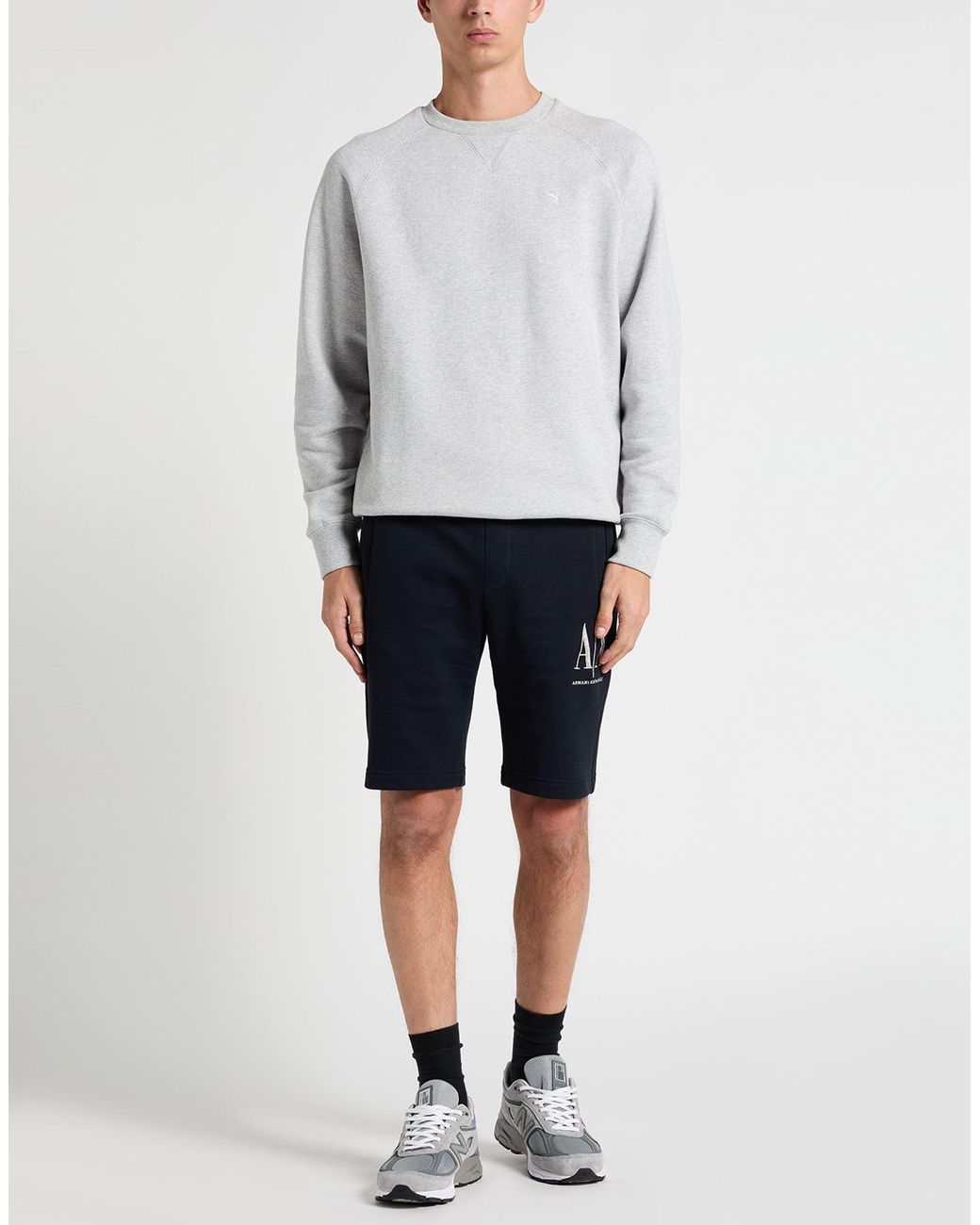 ARMANI EXCHANGE Blue Shorts & Bermuda Shorts Cotton for men